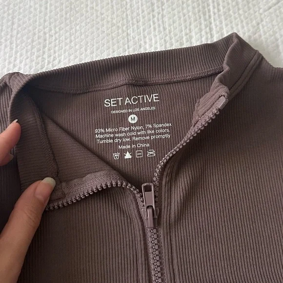 SET Active SCULPTFLEX® SCULPT ZIP UP - PEPPER M - Picture 5 of 7